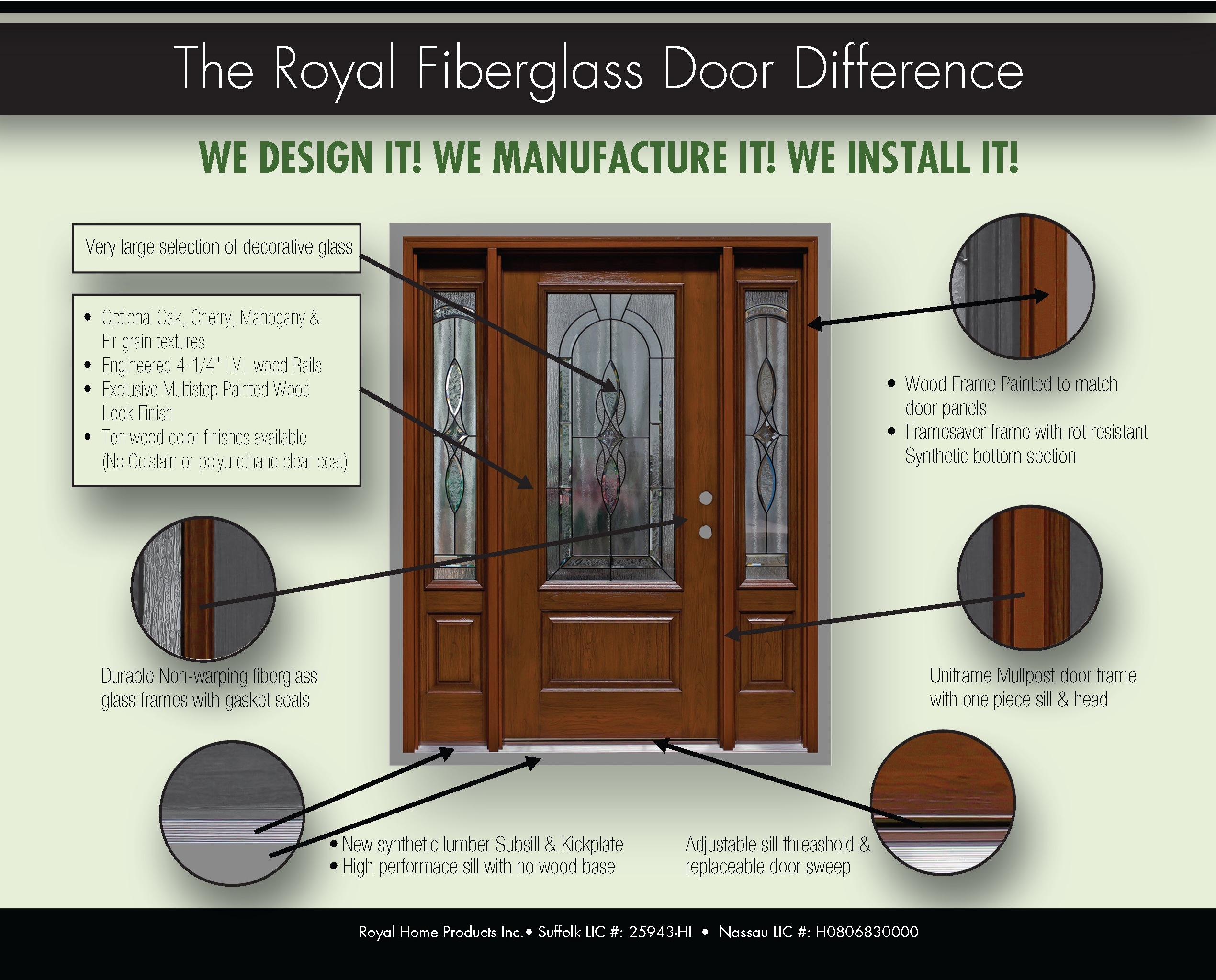 Fiberglass Entry Door – Royal Windows and Doors